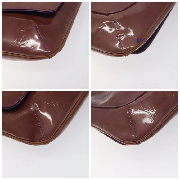 LOUIS VUITTON Monogram Vernis Thompson Street Bag Viole M91095 LV Auth 131521 - Picture 14 of 16